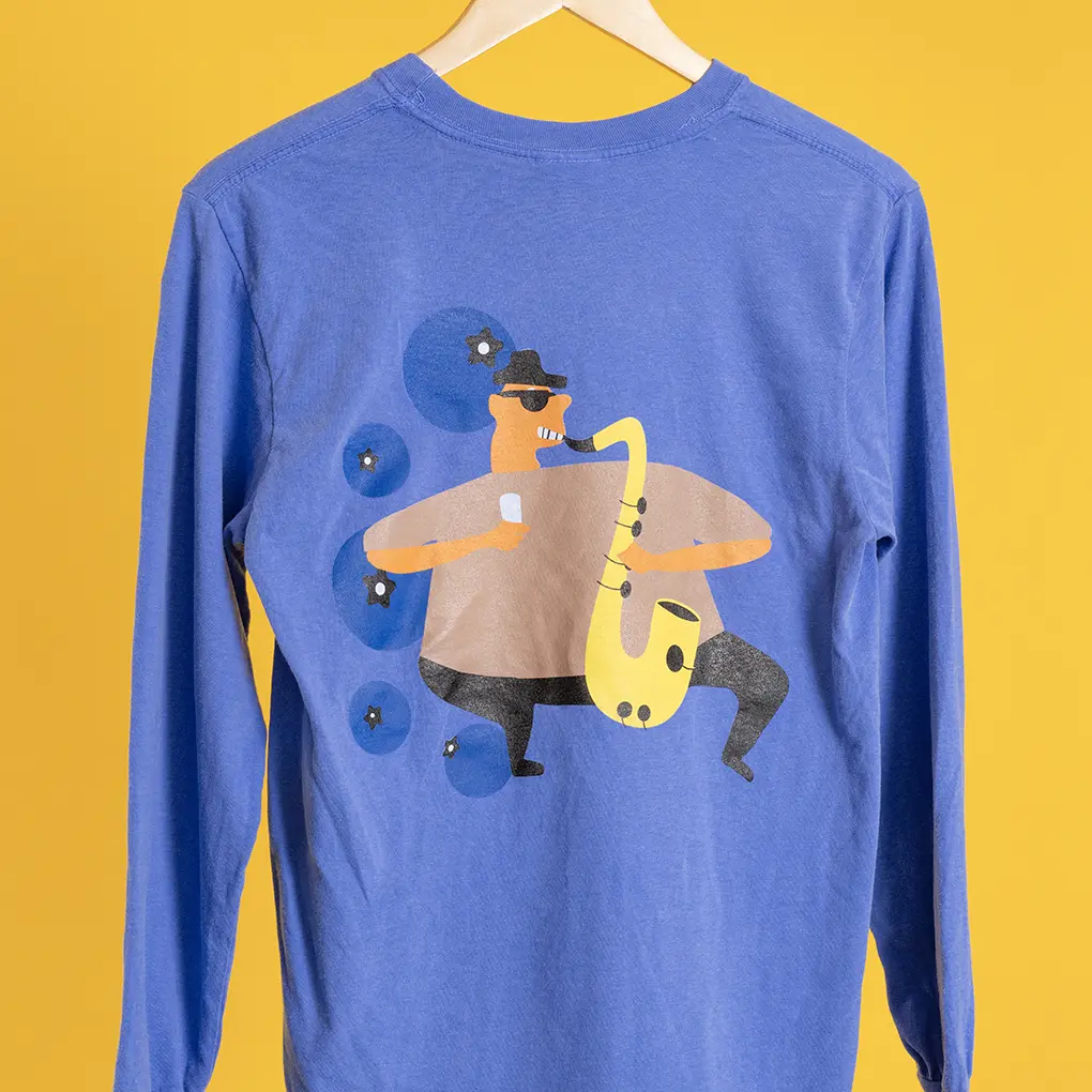 Dave Bluebeck Long Sleeve Pocket T Back